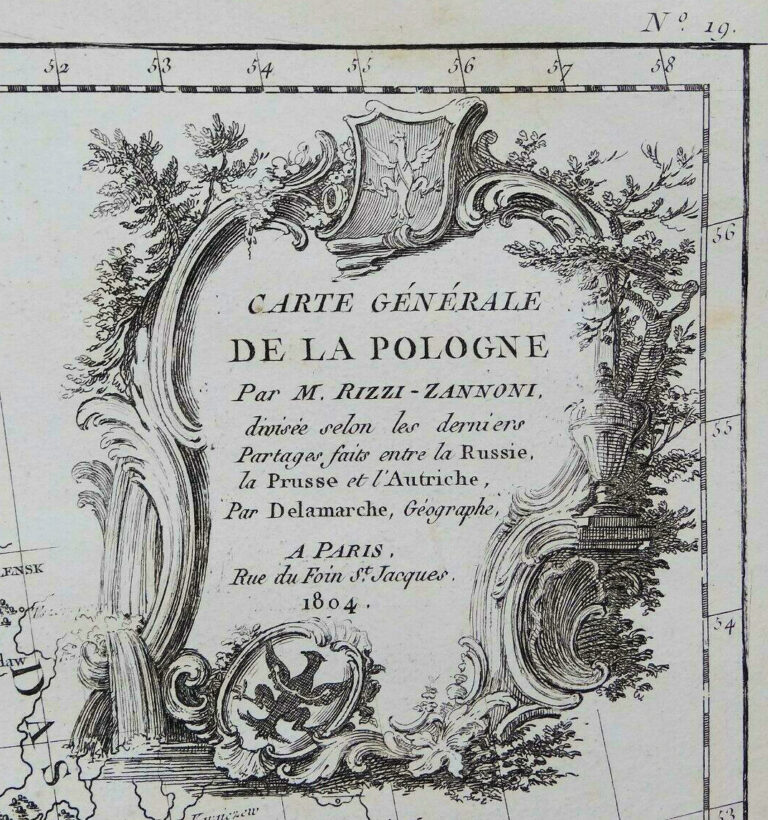 "CARTE GENERALE DE LA POLOGNE..,"