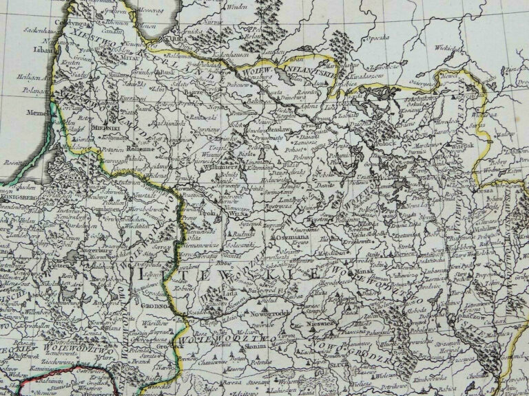 "CARTE GENERALE DE LA POLOGNE..,"