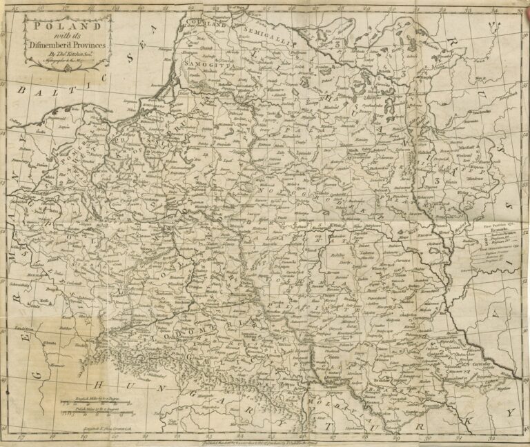 "POLAND with its Dismember'd Provinces,"