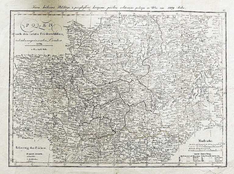 "Polen nach den Letzten Friedenschlüssen, nebst den angränzenden Ländern,"
