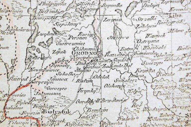 "Polen nach den Letzten Friedenschlüssen, nebst den angränzenden Ländern,"