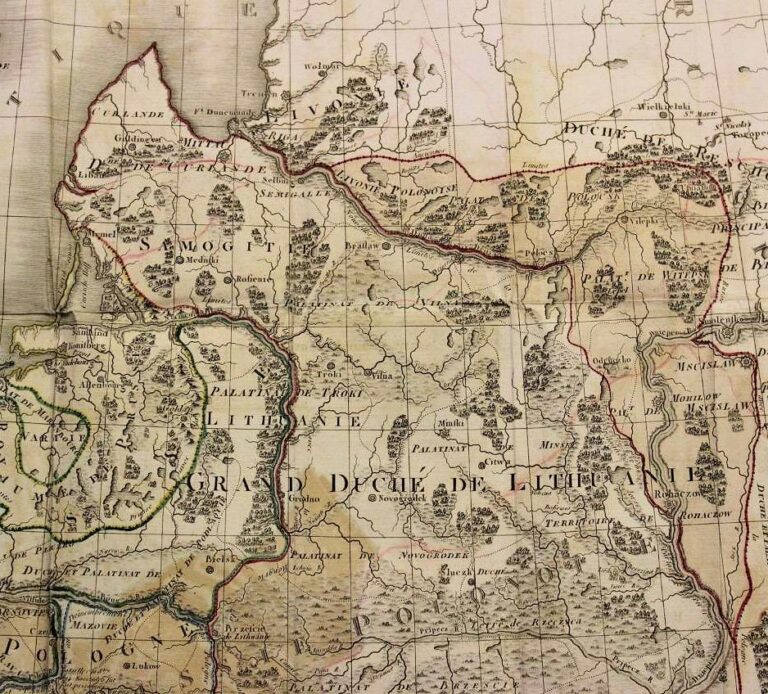 "Carte Générale de la Pologne avec ses differens Démembremens par les Puissances Partageantes en 1773 et 1795,"