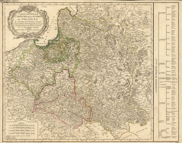 "Carte generale du theatre de la guerre en Pologne..,"