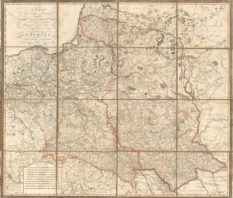 "Polen in die dermaligen Besitzungen eingetheilt..."