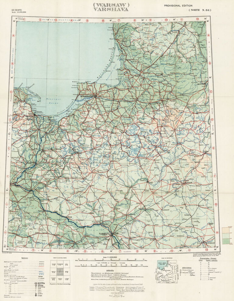 "Maps of Poland,": "(WARSAW) VARSHAVA "