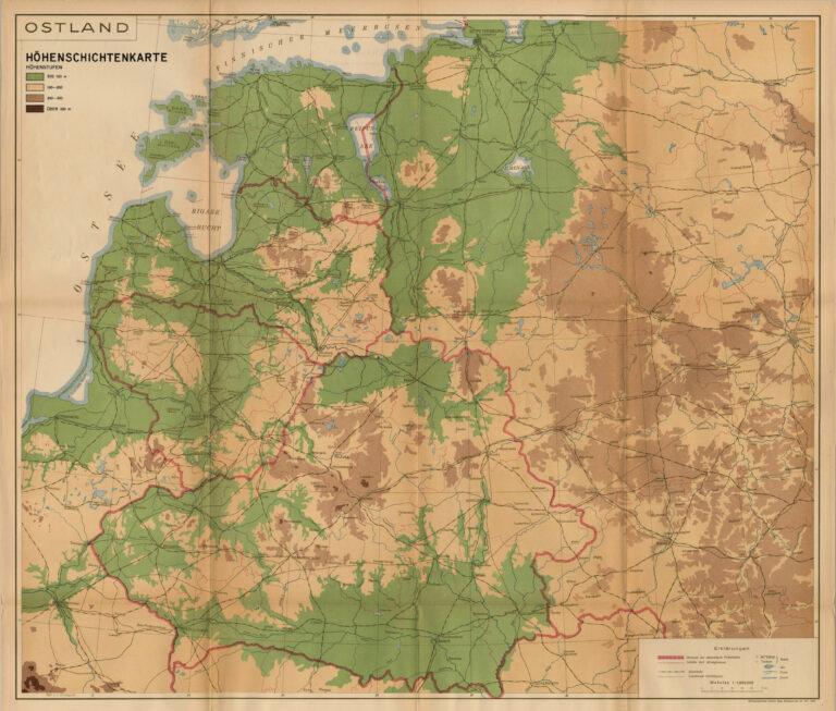 "Ostland-Atlas: Baltische Randstaaten,". Elevation