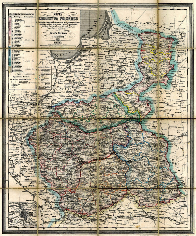 "Mapa Królestwa Polskiego,"