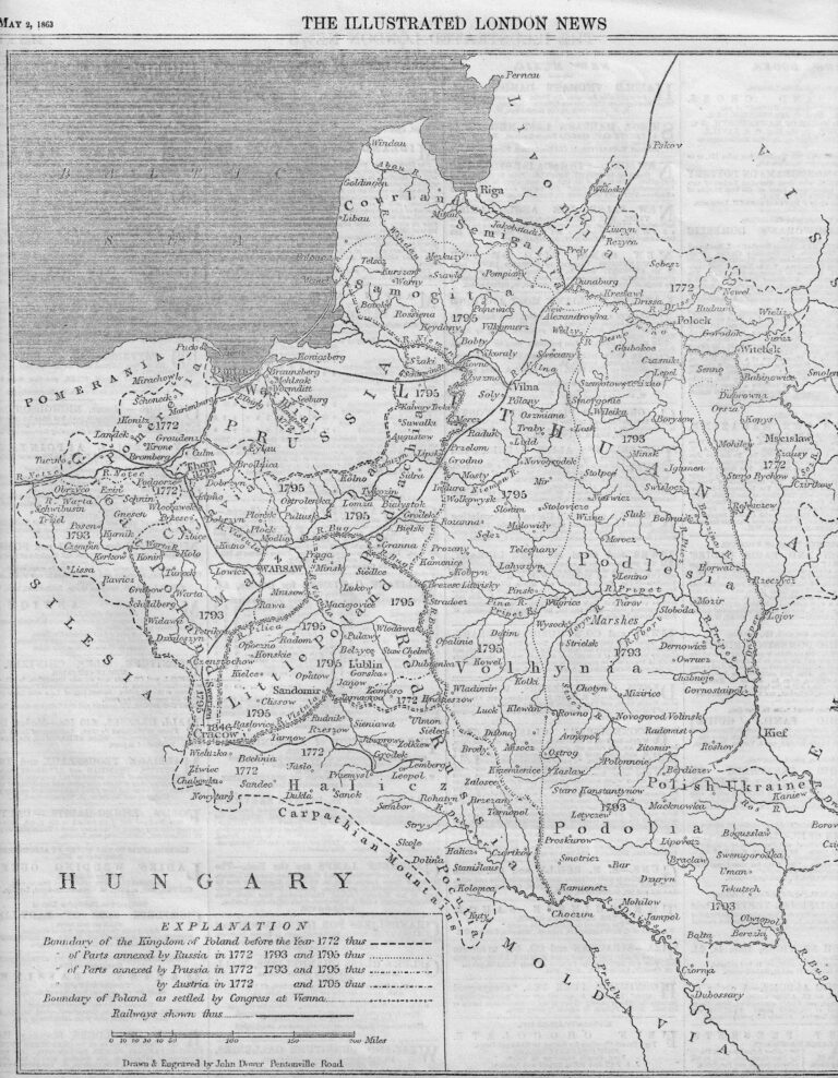 "Boundary of the Kingdom of Poland..."