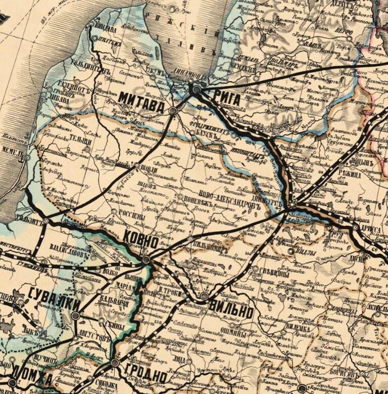 "Карта Европейской России и Сибири"