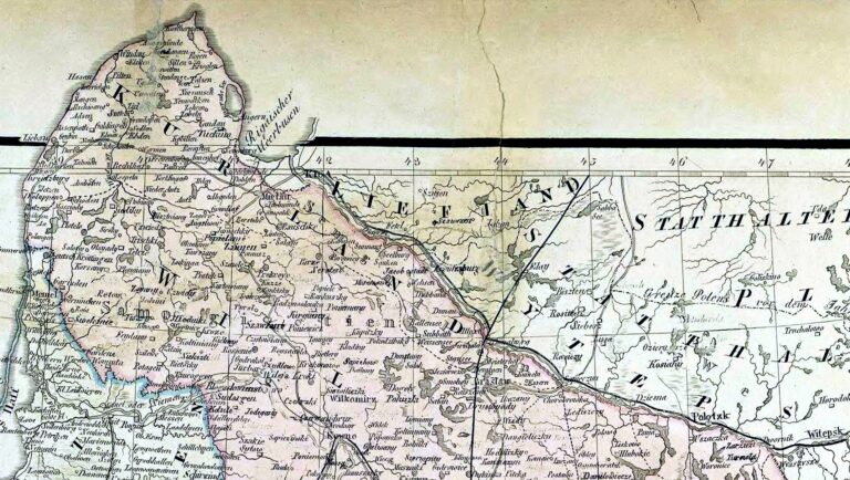 "Karte des ehemaligen Königreiches Polen in seiner gegenwärtigen Eintheilung ...mit des Eisenbahnen etc. "