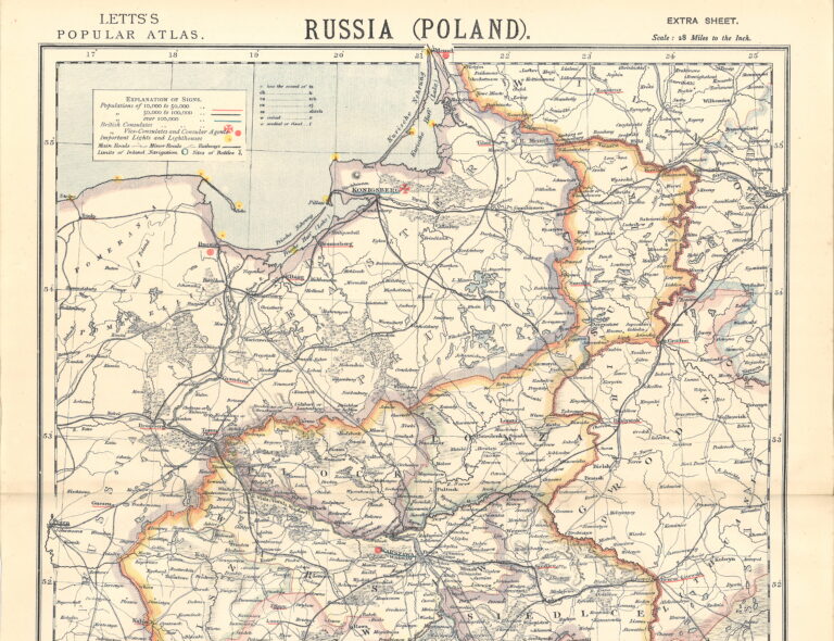 "Letts Popular Atlas:" "Russia (Poland),"