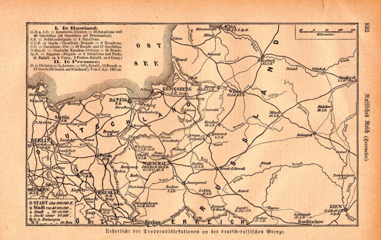 "Nebensicht der Truppen Dislokationen an der deutsch- russischen Grenze"