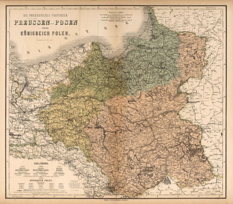 "Die Preussischen Provinzen Preussen und Posen und das Königreich Polen,"