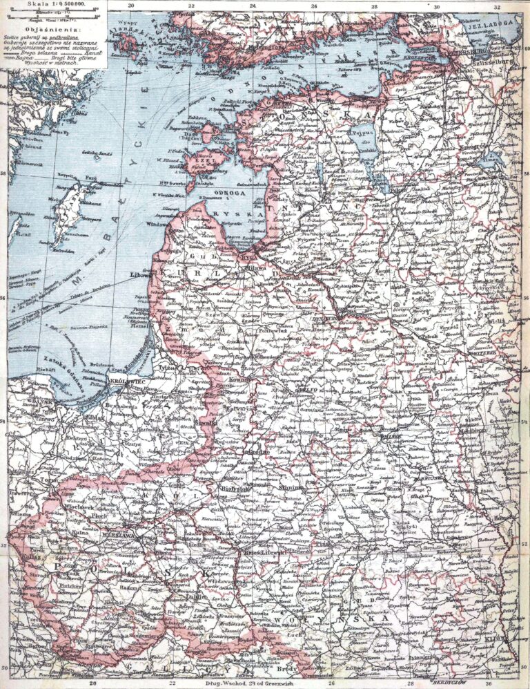 "Gubernie zachodnie krolestwo polskie,"