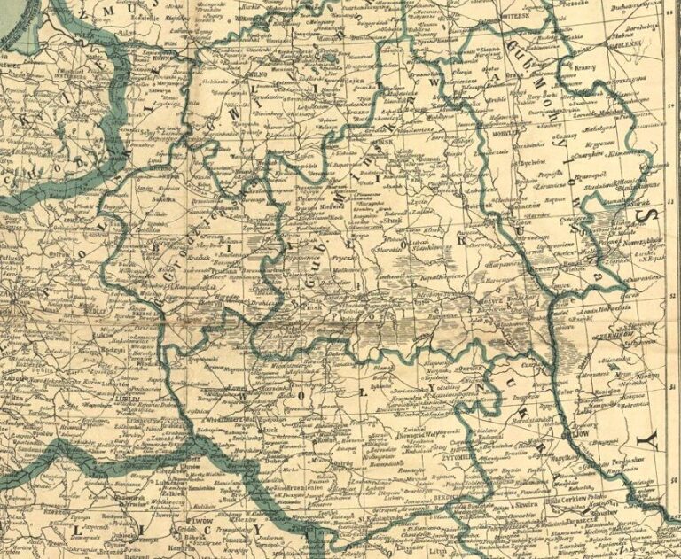 "Mapa Europy Środkowej"