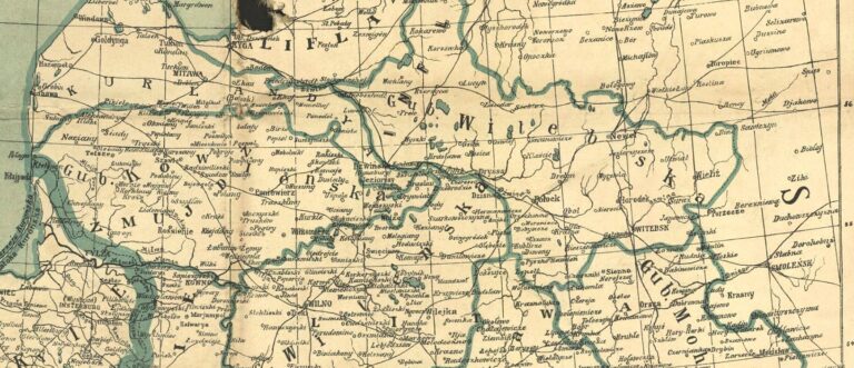 "Mapa Europy Środkowej"