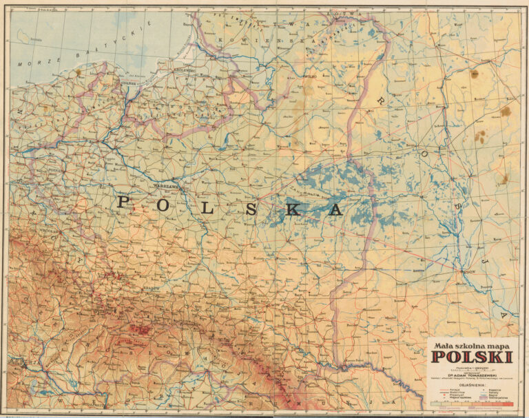 "Mała szkolna mapa Polski"