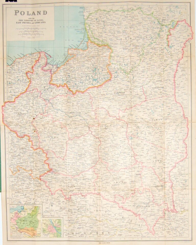 "POLAND, with the free territory OF DANZIG, EAST PRUSSIA and LITHUANIA,"
