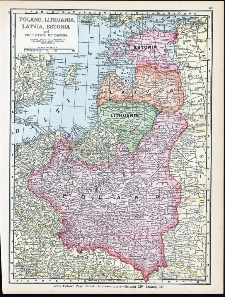 "POLAND, LITHUANIA, LATVIA, ESTONIA and FREE STATE OF DANZIG,"