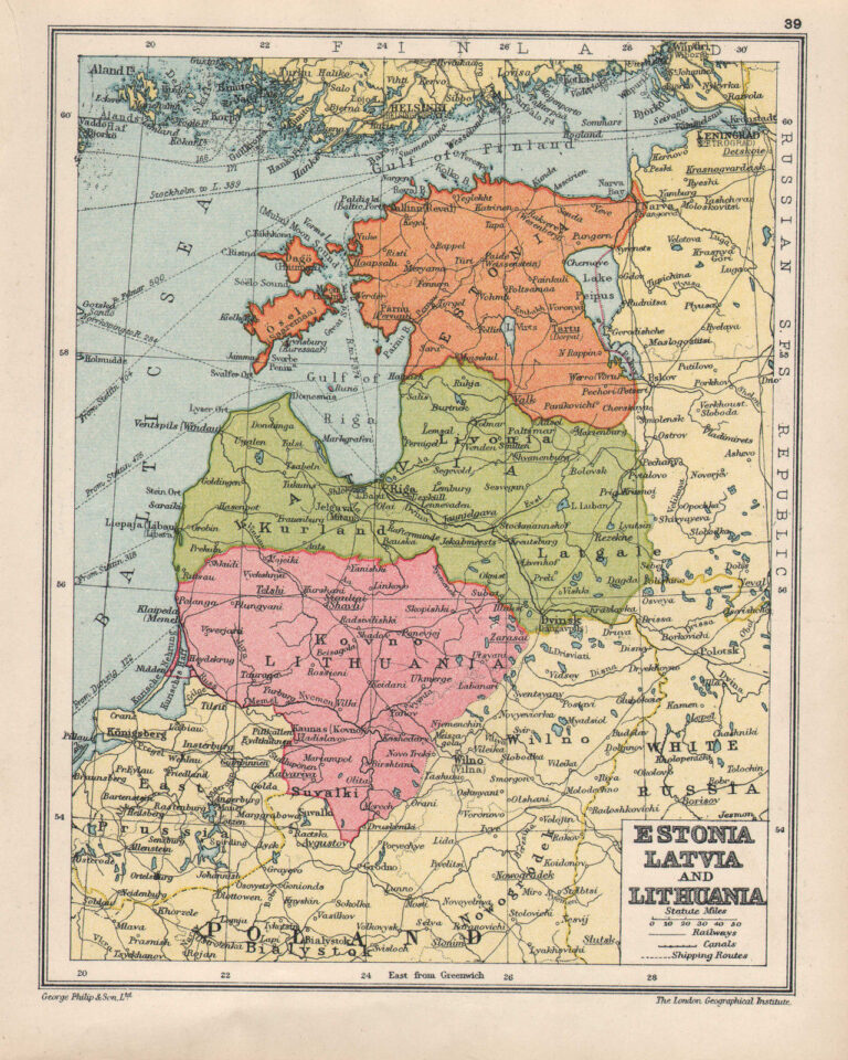 "Estonia, Latvia and Lithuania,"