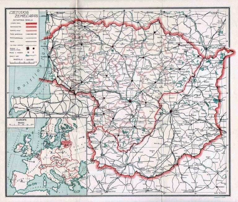 "LIETUVOS ZEMELAPIS,"