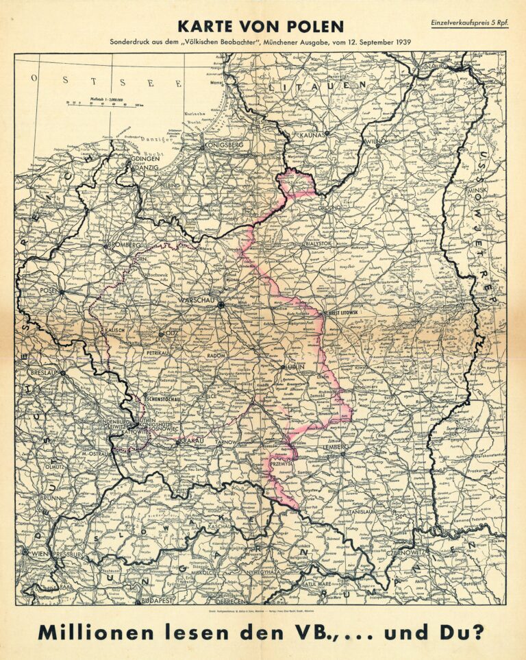 "KARTE VON POLEN,"