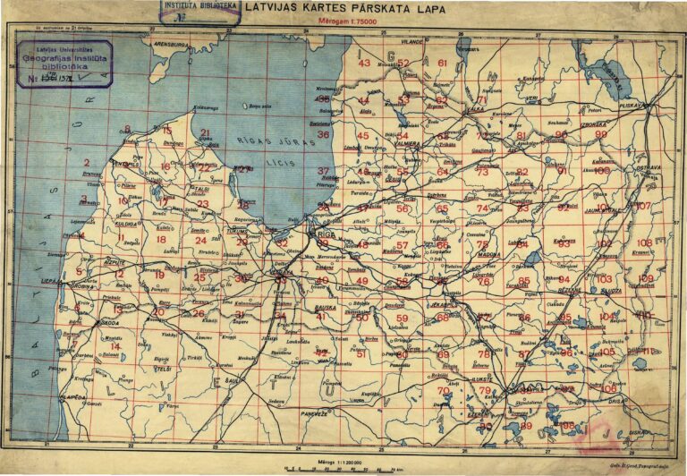 Latvian topographic maps