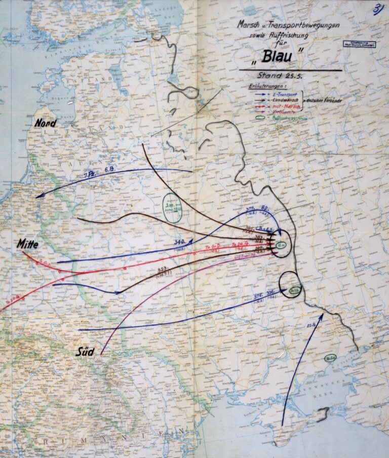 May, 1942: Nazi "Operation Blau."