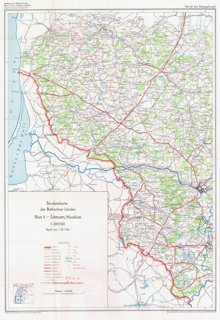 Blatt 5: Litauen, Westblatt
