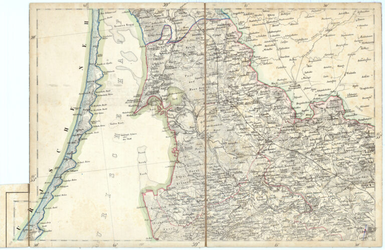E Tilse (Nida - Vente). "Ubersichtsblatt zu G.D. REYMANN'S topographischer Special-Karte von CENTRAL EUROPA."