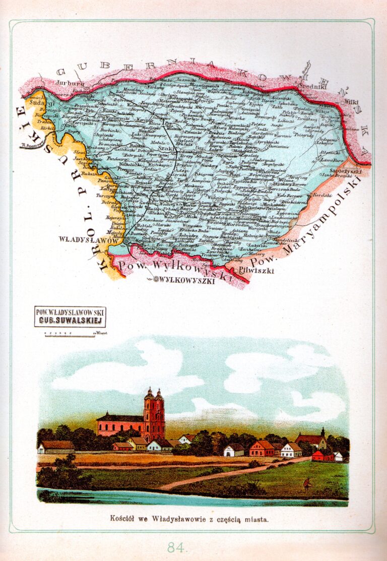"Atlas geograficzny ilustrowany Królestwa Polskiego": Page 84 Wladyslawowski p.