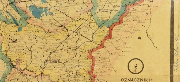 "Mapa Wojew. Wilenskiego,"