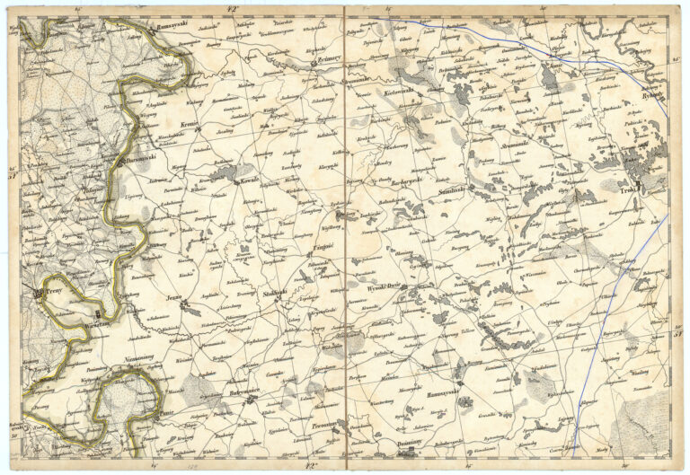 I2 Preny Troki. "Ubersichtsblatt zu G.D. REYMANN'S topographischer Special-Karte von CENTRAL EUROPA."