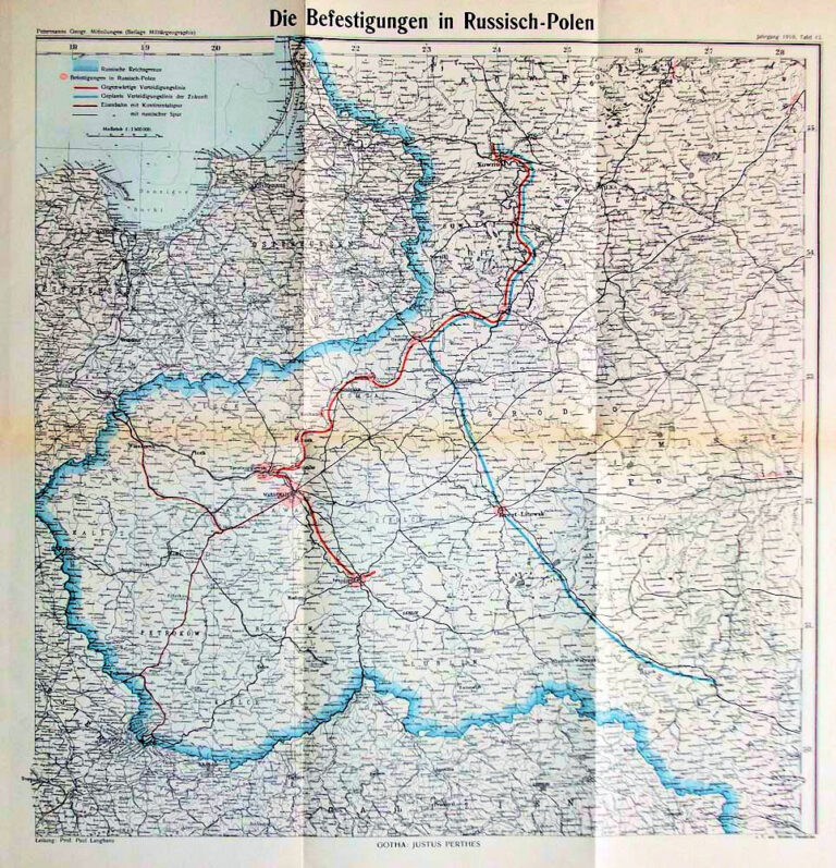 "Die Befestigungen in Russisch-Polen."