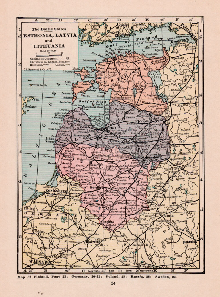 "The Baltic States. ESTHONIA, LATVIA, LITHUANIA."