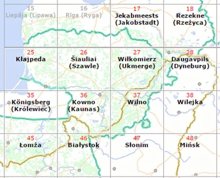 Polish 1:300 000 "Operational" topographic WIG maps