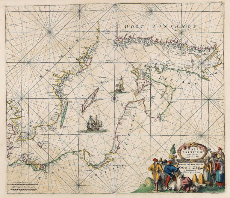 "Mare Balticum...Nieuwe Pascaert van de Oost Zee..,"