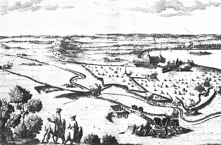 "Siege of Biržai Castle by the Swedes."