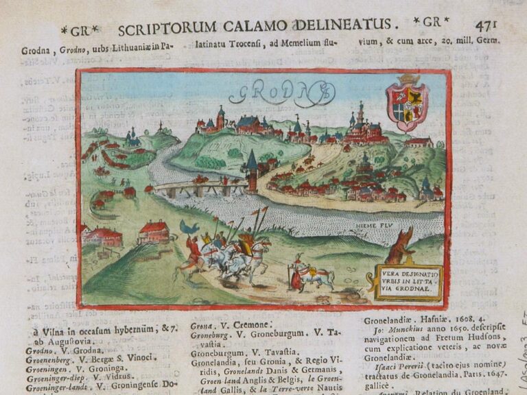 "Vera Designatio Urbis in Littauia Grodnæ."