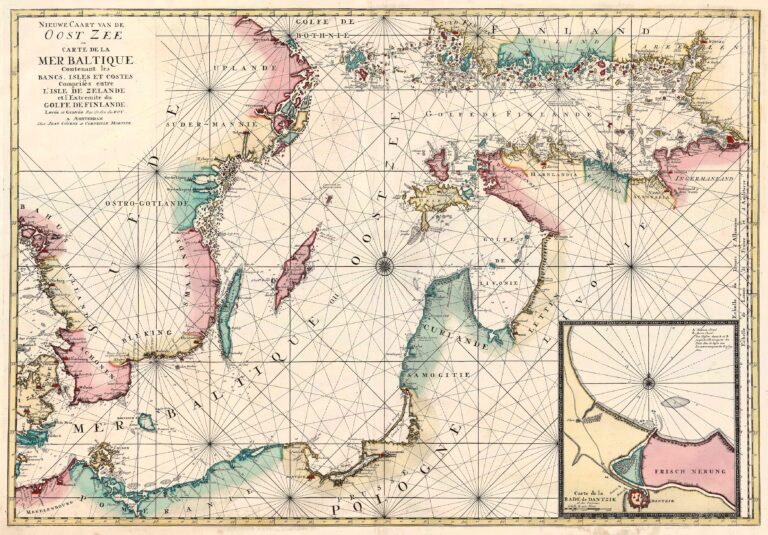 "Nieuwe Caart van de Oost Zee ou Carte de la Mer Baltique..,"