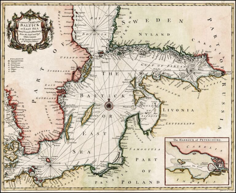 "A corrrect Chart of the Baltick..."