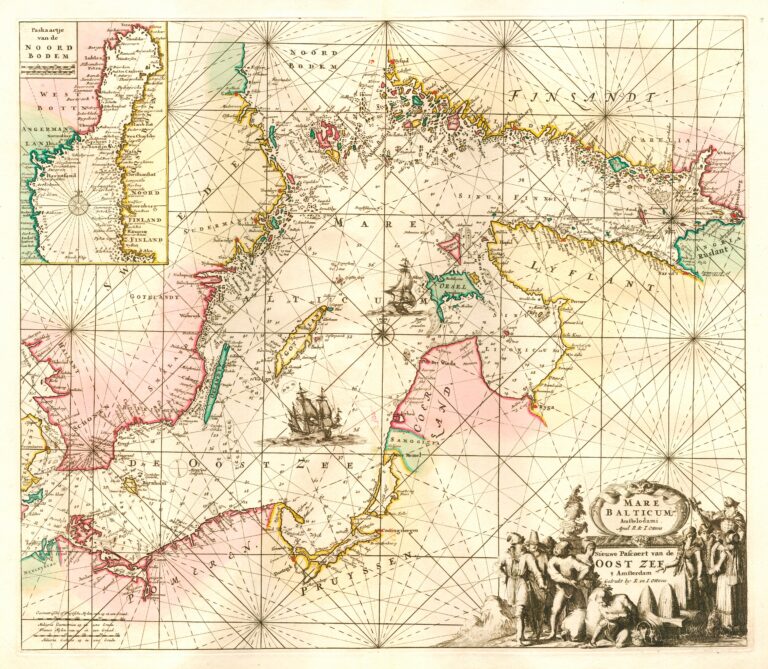 "Mare Balticum / Nieuwe Pascaert van de Oost Zee,"
