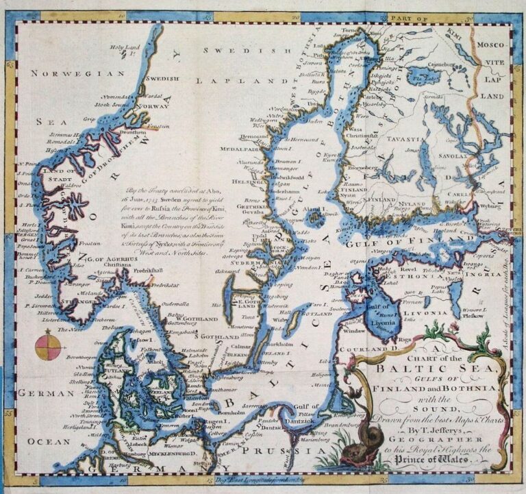 "Chart of the Baltic Sea..,"