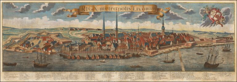 "Riga, metropolis Livoniæ,"