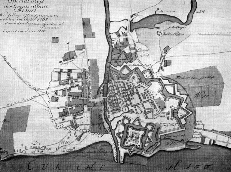 "...der Grentz-Stadt Memel."