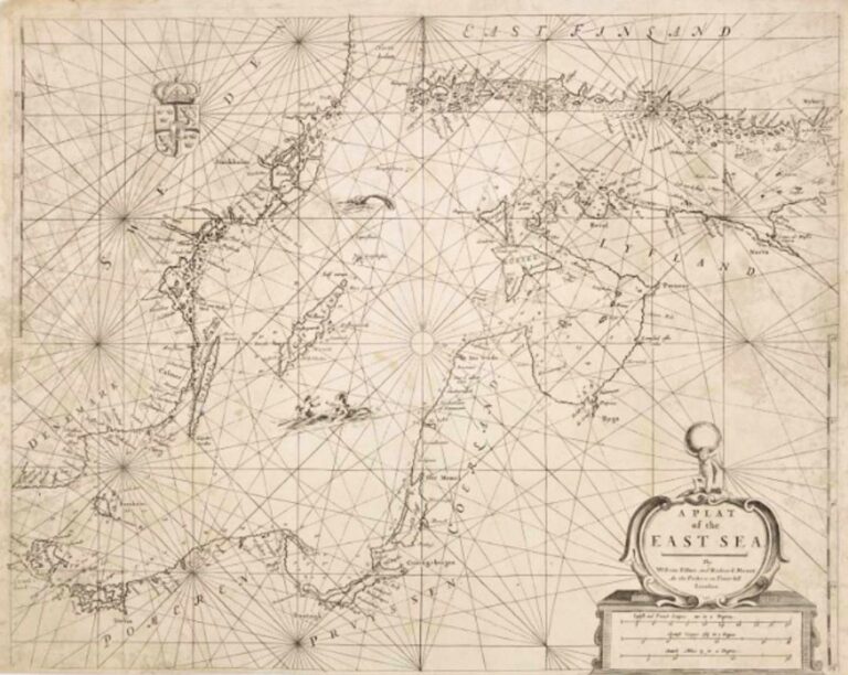 "A plat of the East Sea,"