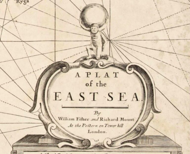 "A plat of the East Sea,"