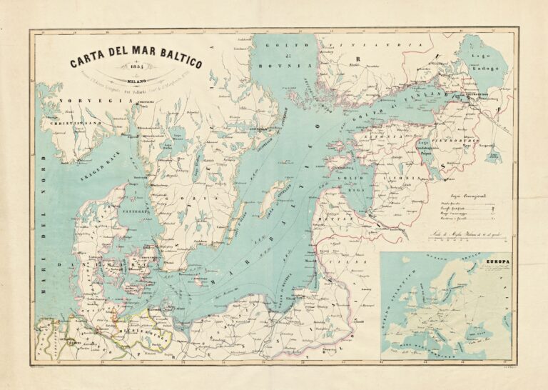 "Carta del mar Baltico,"