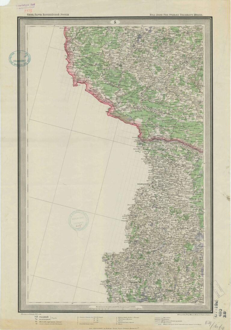 Специальная карта европейской России