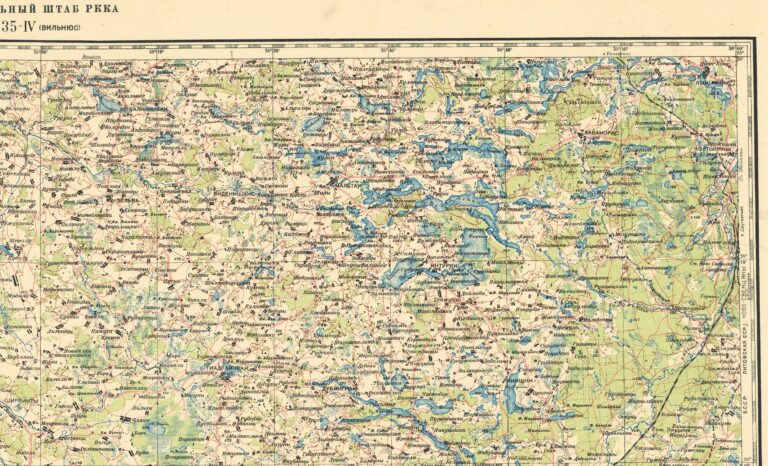 "Vilnius,". Upper part of the page